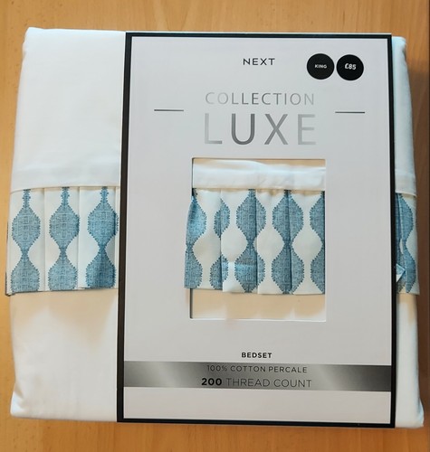 Next king set duvet cover - set,