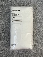 IKEA Size Double Flat Sheet 100% Cotton | White Fargmara | NEW