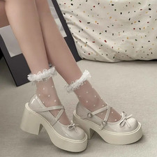 Women Pumps Chunky Heel Mary