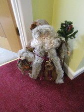 Free standing Santa Father Christmas St. Nicholas decorative Christmas figure