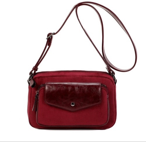 Women faux suede crossbody - faux,