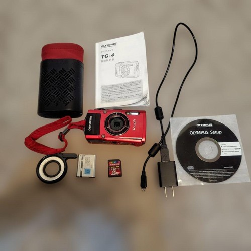 Olympus tough red compact - olympus,