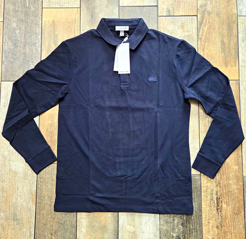 Lacoste logo polo shirt navy - polo,