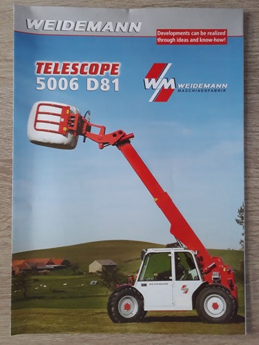 Weidemann 5006 d81 telescopic - weidemann,