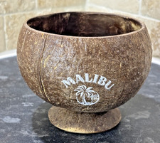 Malibu Coconut Drinking Cup Mug Vessel Rum Pina Colada Tiki Bar Party Gift