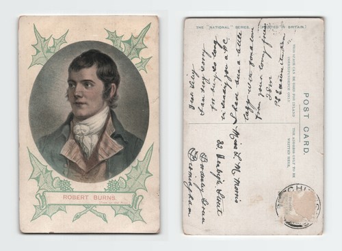 Vintage postcard robert - postcard, burns