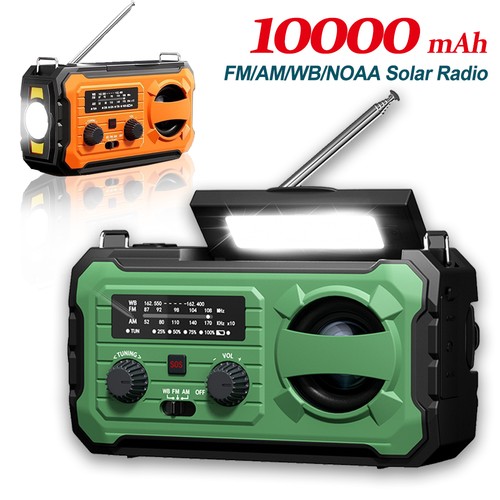 Portable hand crank radio - portable, am