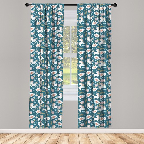 Unicorn curtains panel - unicorn,