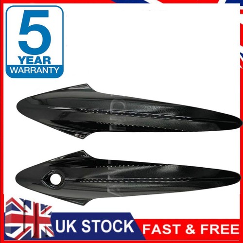 Gloss black door handle - handle, cover