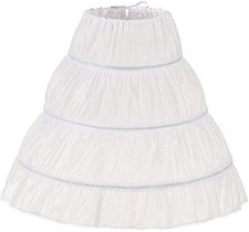 Girls' 3 Hoops Petticoat Full