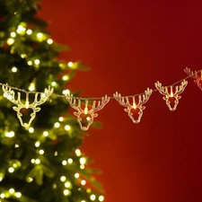 30 LED Stag Head String Light