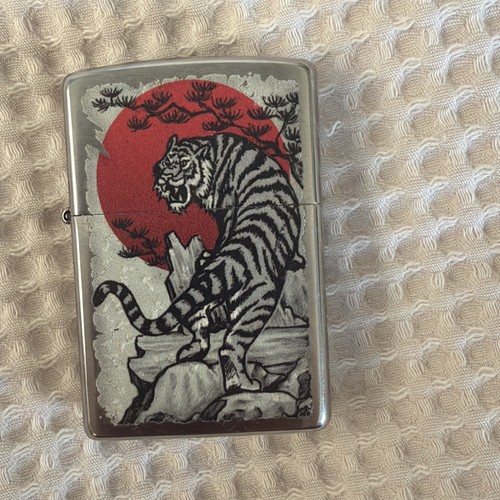 Zippo asian tiger design - asian,
