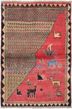Gabbeh Ghashghai Handmade Wool