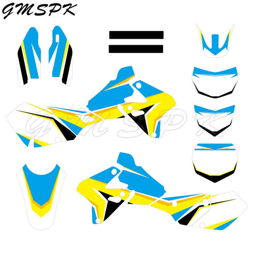 Motocross background stickers - background,
