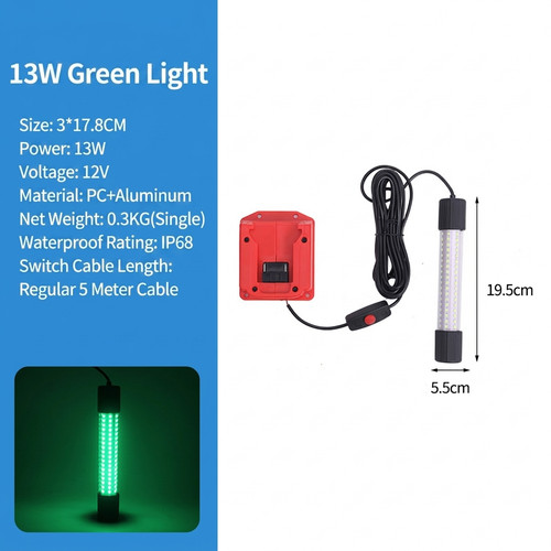 18v 13w ip68 waterproof led - 18v,