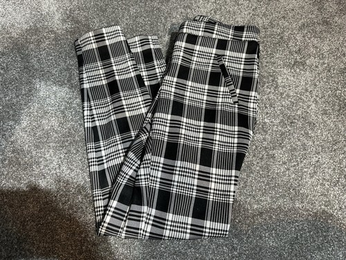 Zara basic black white - white, plaid