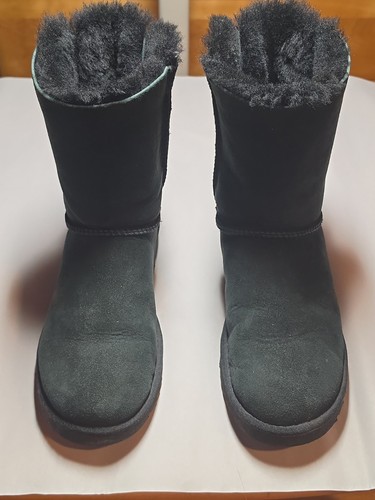 Ugg bailey bow black - ii, suede