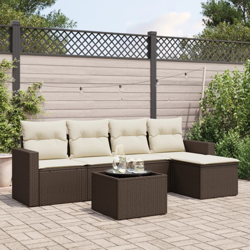Garden sofa set brown - sofa,