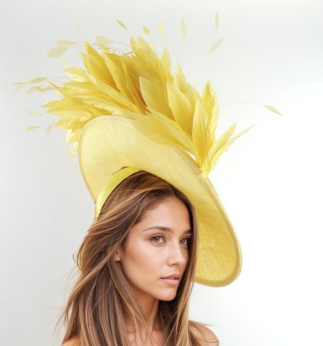 Yellow kentucky derby ascot - yellow,