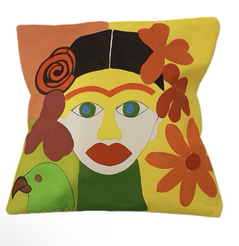 Frida kahlo inspired cushion - frida,