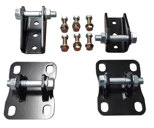 Bolt traction bar mounts - on,