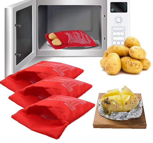 Microwave potato bag reusable - microwave,