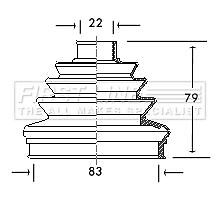 First line front outer - front, cv