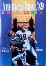 Cleveland Browns V Philadelphia Eagles - 1989 American Bowl - 6th August 1989
