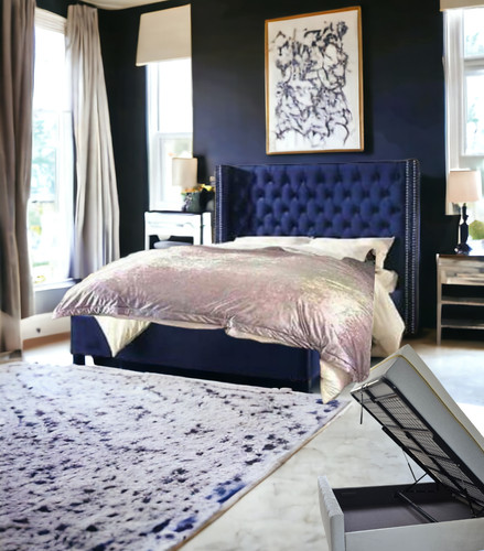 Wing back chesterfield bed - wing,