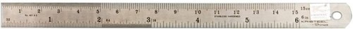 Stainless steel metal ruler - stainless,