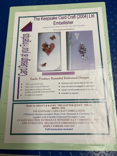 Embossing board embellisher - board,