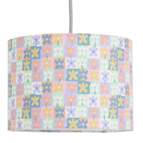 Floral lampshade 25cm - 25cm, easy