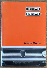AUSTIN MORRIS 7cwt & 10cwt Van Drivers Handbook JUL 1974 #AKD8061 4th Edition