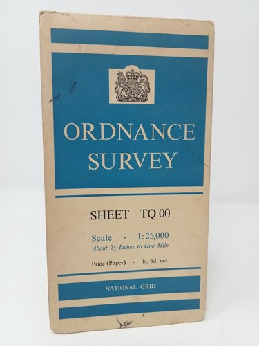 Ordnance survey sheet - ordnance, tq
