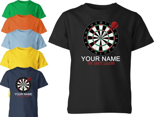 Personalised darts shirt any - personalised, t