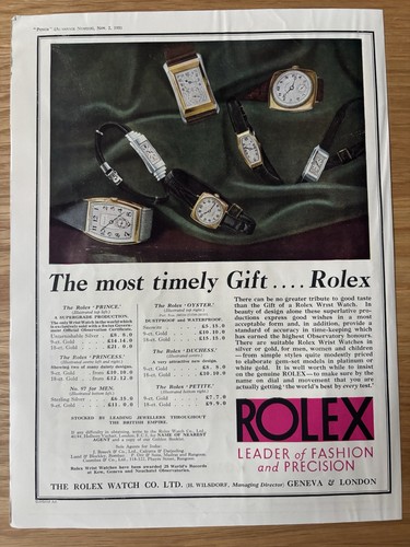 1930 rolex oyster prince - oyster,