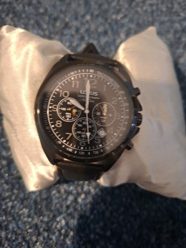 Lorus chronograph watch with - lorus,