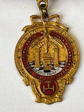 ANTIQUE MASONIC LODGE JEWEL CHAPTER 500