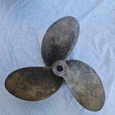 Bronze Narrowboat Barge Canal Boat 3-Blade Propeller - Used, Good Condition