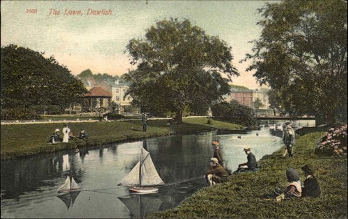 1907 antique dawlish devon - 1907,