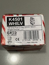 MK Dimmer Grid Switch K4501 WHILV