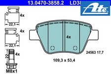 REAR BRAKE PADS SET