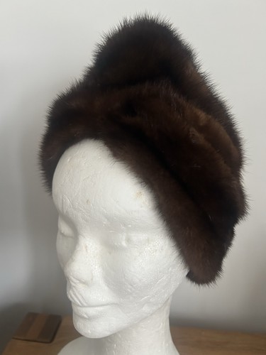 Turban style real brown - turban, fur