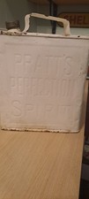 Vintage Pratt's Perfection Spirit Fuel Can With Brass Cap