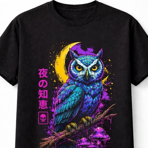 Owl japanese anime - owl, horror