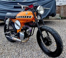 YAMAHA FS1E CAFE RACER MICRON EXHAUST - 60CC ATHENA KIT - 2TEN IGNITION - COOL!