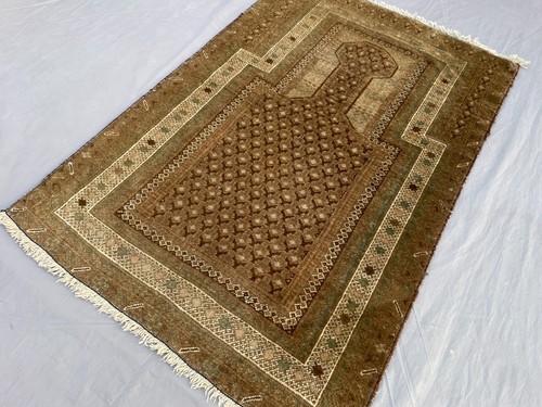 3x4 hand knotted afghan - 3x4,