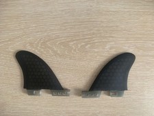 Pivot Quad Rear Fins, Honeycomb Construction, 50/50 Foil,FCS 2 Base