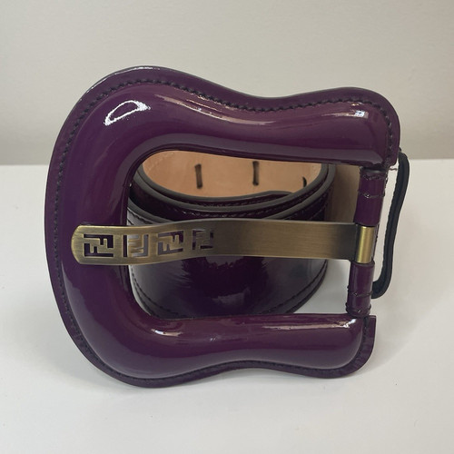 Fendi purple patent leather - purple,