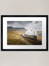 Tangmere steam train - train, framed